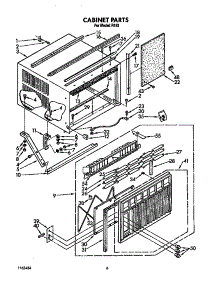 Cabinet parts for Whirlpool Heat Pump System BFR153 from AppliancePartsPros.com