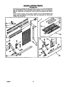 Installation parts for Whirlpool Heat Pump System BFR153 from AppliancePartsPros.com