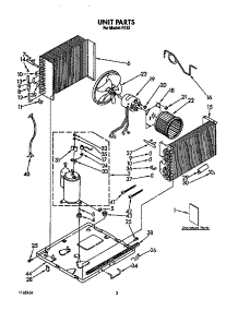 Unit parts for Whirlpool Heat Pump System BFR153 from AppliancePartsPros.com