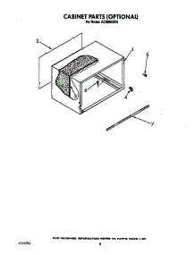 Cabinet (Optional) parts for Whirlpool Heat Pump System A0W22W20 from AppliancePartsPros.com