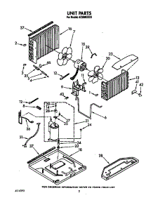Unit parts for Whirlpool Heat Pump System A0W22W20 from AppliancePartsPros.com