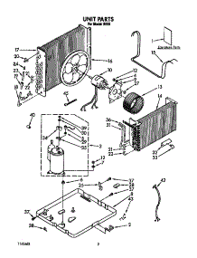 Unit parts for Whirlpool Heat Pump System BFBE93 from AppliancePartsPros.com