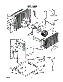 Unit parts for Whirlpool Heat Pump System BFR1231 from AppliancePartsPros.com