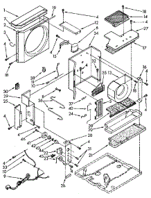 Air Flow And Control parts for Whirlpool Heat Pump System AC1854XTO from AppliancePartsPros.com