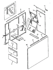 Cabinet parts for Whirlpool Heater FBL57-84D from AppliancePartsPros.com