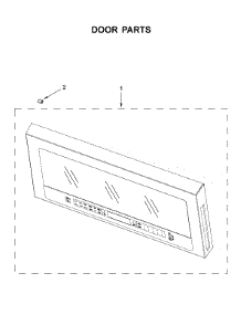 Door Parts parts for Whirlpool Microwave YWMH75021HV1 from AppliancePartsPros.com