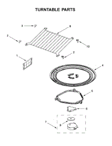 Turntable Parts parts for Whirlpool Microwave YWMH75021HZ1 from AppliancePartsPros.com