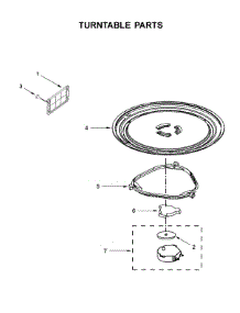 Turntable Parts parts for Whirlpool Microwave UMV1160CS7 from AppliancePartsPros.com