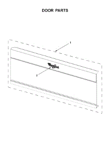 Door Parts parts for Whirlpool Microwave YWML55011HW3 from AppliancePartsPros.com