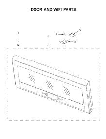 Door And Wifi Parts parts for Whirlpool Microwave YWMHA9019HN1 from AppliancePartsPros.com