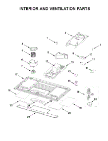 Interior And Ventilation Parts parts for Whirlpool Microwave YWML55011HB1 from AppliancePartsPros.com