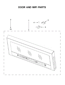 Door And Wifi Parts parts for Whirlpool Microwave WMH78019HB1 from AppliancePartsPros.com