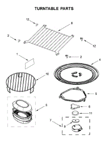 Turntable Parts parts for Whirlpool Microwave WMHA9019HZ1 from AppliancePartsPros.com