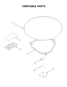 Turntable Parts parts for Whirlpool Microwave WML75011HN2 from AppliancePartsPros.com