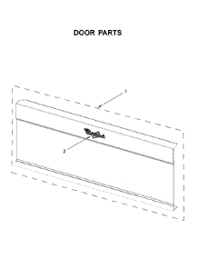 Door Parts parts for Whirlpool Microwave WML75011HW2 from AppliancePartsPros.com