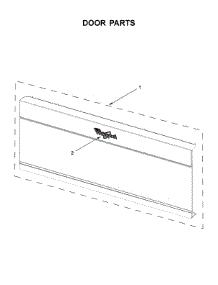 Door Parts parts for Whirlpool Microwave WML75011HW1 from AppliancePartsPros.com