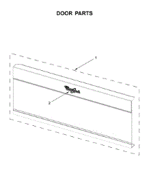 Door Parts parts for Whirlpool Microwave YWML75011HN1 from AppliancePartsPros.com
