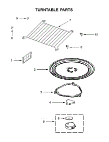 Turntable Parts parts for Whirlpool Microwave WMH54521HS3 from AppliancePartsPros.com
