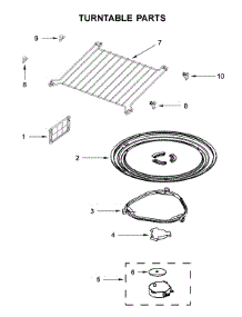 Turntable Parts parts for Whirlpool Microwave WMH53521HB2 from AppliancePartsPros.com