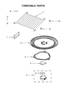 Turntable Parts parts for Whirlpool Microwave WMH53521HV3 from AppliancePartsPros.com