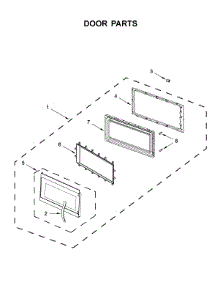 Door Parts parts for Whirlpool Microwave WMH53521HV2 from AppliancePartsPros.com