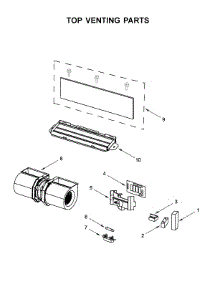 Top Venting Parts parts for Whirlpool Microwave UMH50008HS0 from AppliancePartsPros.com