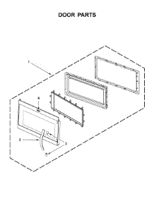 Door Parts parts for Whirlpool Microwave WMH32519FZ2 from AppliancePartsPros.com