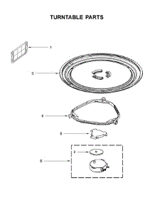 Turntable Parts parts for Whirlpool Microwave WMH31017FW1 from AppliancePartsPros.com