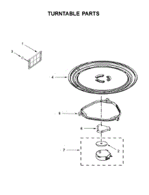 Turntable Parts parts for Whirlpool Microwave UMV1160CB5 from AppliancePartsPros.com