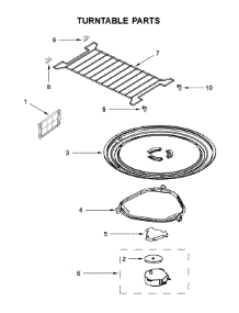 Turntable Parts parts for Whirlpool Microwave YWMH32519HB1 from AppliancePartsPros.com