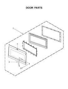 Door Parts parts for Whirlpool Microwave WMH32519HW2 from AppliancePartsPros.com