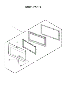 Door Parts parts for Whirlpool Microwave YWMH32519HV2 from AppliancePartsPros.com