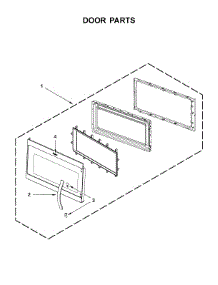 Door Parts parts for Whirlpool Microwave WMH32519HZ2 from AppliancePartsPros.com