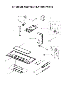 Interior And Ventilation Parts parts for Whirlpool Microwave YWMH32519HW1 from AppliancePartsPros.com