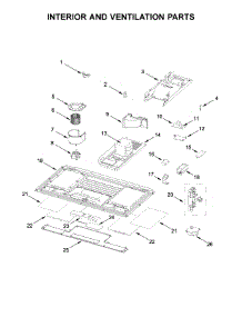 Interior And Ventilation Parts parts for Whirlpool Microwave WML75011HW0 from AppliancePartsPros.com