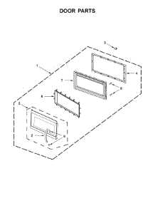 Door Parts parts for Whirlpool Microwave WMH53520CS7 from AppliancePartsPros.com