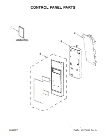Control Panel Parts parts for Whirlpool Microwave YWMH53520CE4 from AppliancePartsPros.com