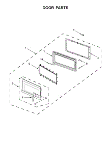 Door Parts parts for Whirlpool Microwave YWMH53520CB3 from AppliancePartsPros.com