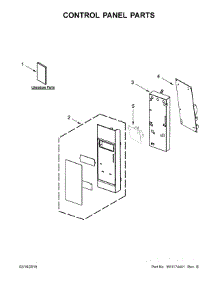 Control Panel Parts parts for Whirlpool Microwave WMH53520CH6 from AppliancePartsPros.com