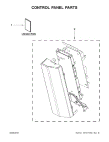 Control Panel Parts parts for Whirlpool Microwave YWMH76719CB1 from AppliancePartsPros.com