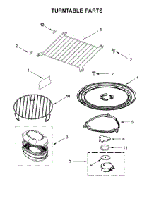 Turntable Parts parts for Whirlpool Microwave WMHA9019HV0 from AppliancePartsPros.com