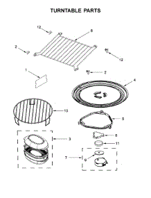 Turntable Parts parts for Whirlpool Microwave WMH76719CE4 from AppliancePartsPros.com