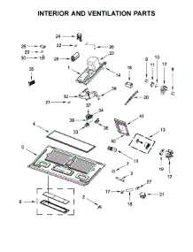 Interior And Ventilation Parts parts for Whirlpool Microwave WMHA9019HZ0 from AppliancePartsPros.com