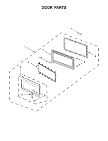 Door Parts parts for Whirlpool Microwave YWMH53520CB2 from AppliancePartsPros.com