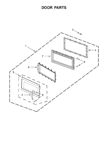 Door Parts parts for Whirlpool Microwave WMH53520CE5 from AppliancePartsPros.com