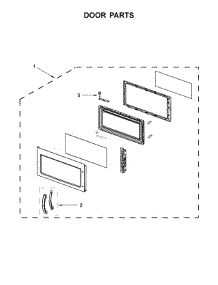Door Parts parts for Whirlpool Microwave WMH32519CS2 from AppliancePartsPros.com