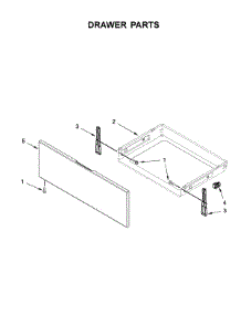 Drawer Parts parts for Whirlpool Range WEG515S0FV1 from AppliancePartsPros.com