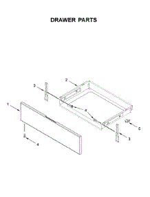 Drawer Parts parts for Whirlpool Range WFG525S0HV1 from AppliancePartsPros.com