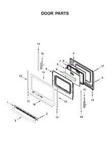 Door Parts parts for Whirlpool Range WFG525S0HT1 from AppliancePartsPros.com