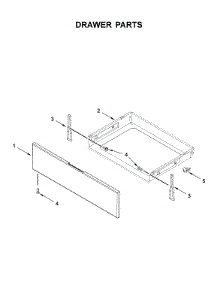 Drawer Parts parts for Whirlpool Range WFG525S0HS1 from AppliancePartsPros.com